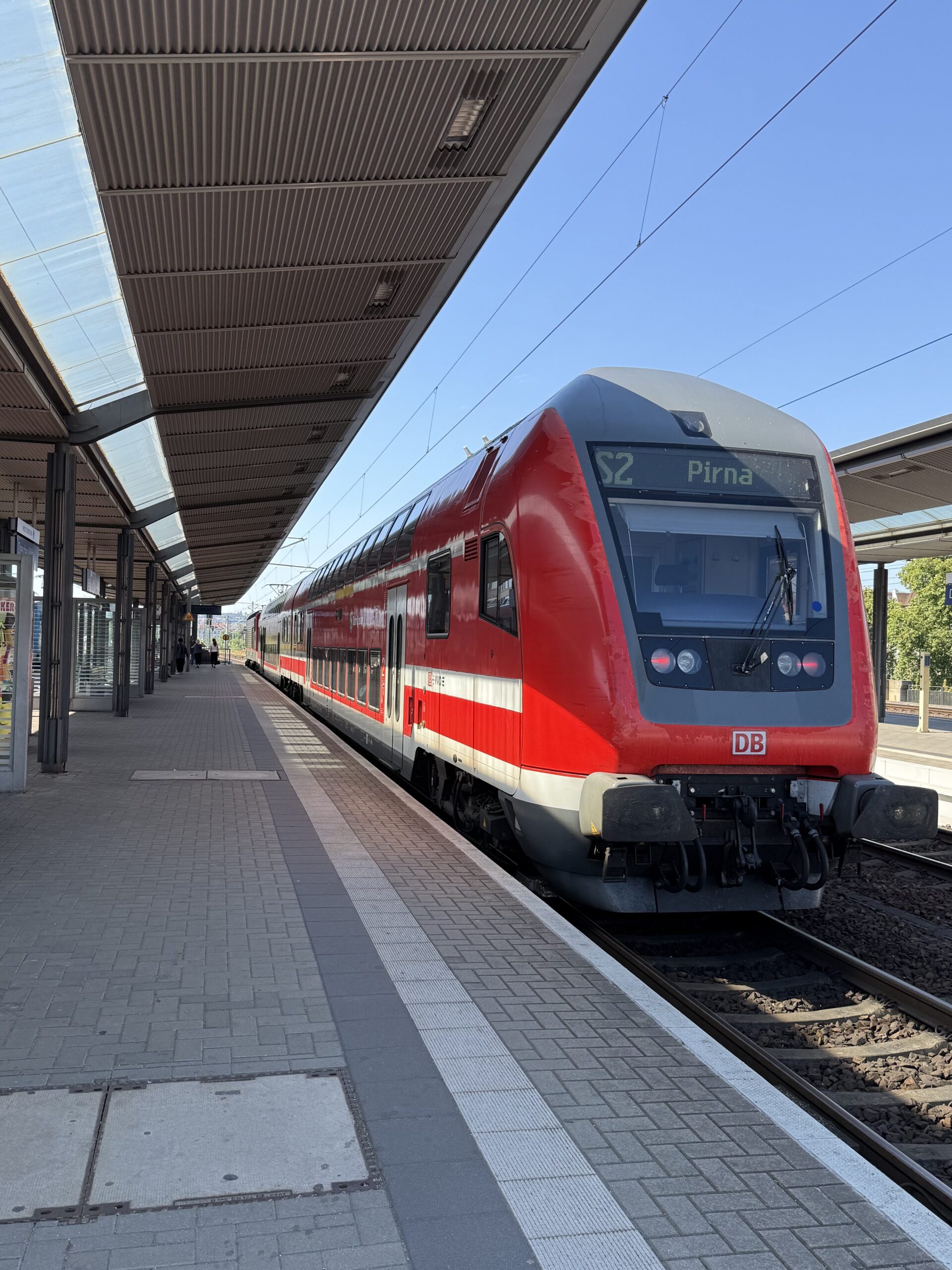 Dresdenを走る電車